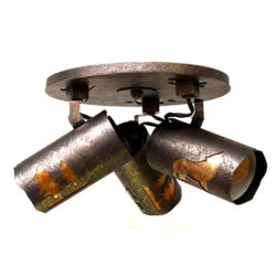 Western and Ranch Track Lighting - Triple Track Head Adapter