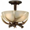 Faux Antler Ceiling Light