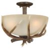 Faux Antler Ceiling Light