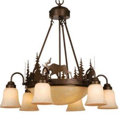 Yellowstone 6 Light Chandelier