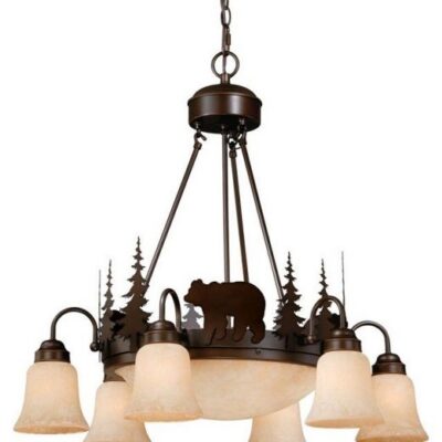 Vaxcel Lighting Bozeman 9 Lt Chandelier
