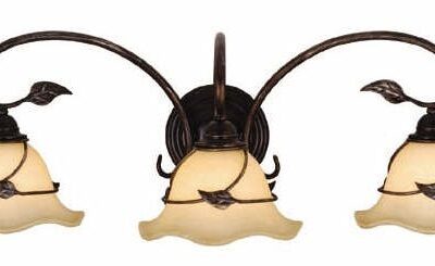 Bordeaux Vine 3 Light Bath Vanity
