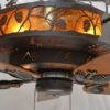 Pinecones Chandelier Ceiling Fan