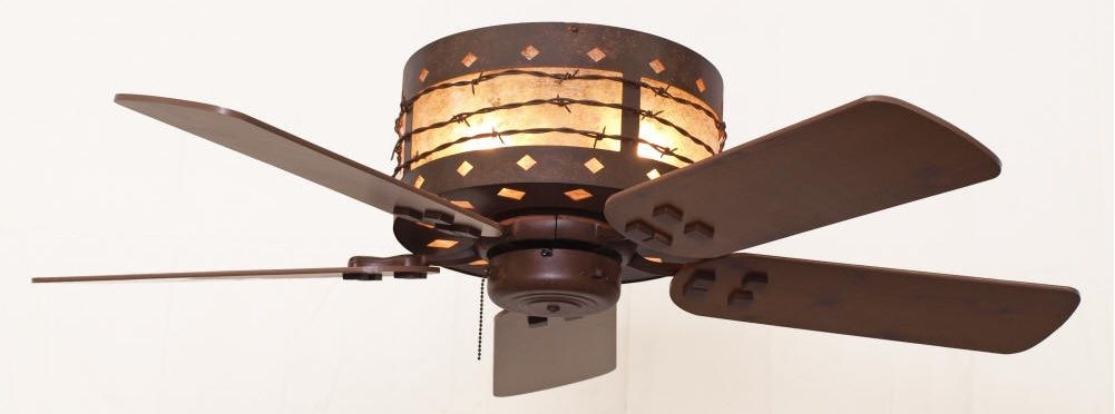 Keep Cool With a Rustic Ceiling Fan 
