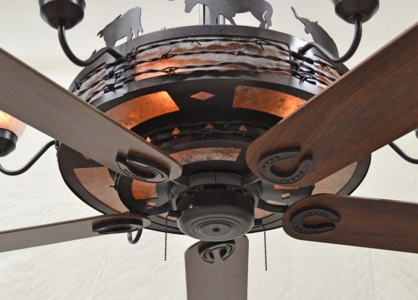 Copper Canyon Rancher Ceiling Fan - Rustic Lighting and Fans
