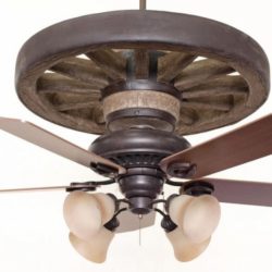 Sandia Wagon Wheel Ceiling Fan