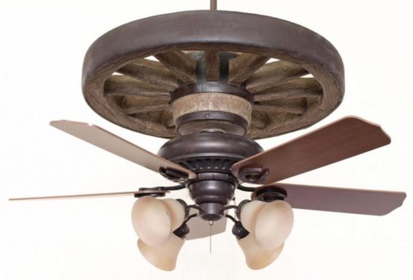 Sandia Wagon Wheel Ceiling Fan