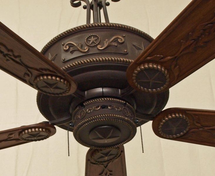 Cooper Canyon Western Star Ceiling Fan Rustic Lighting And Fans