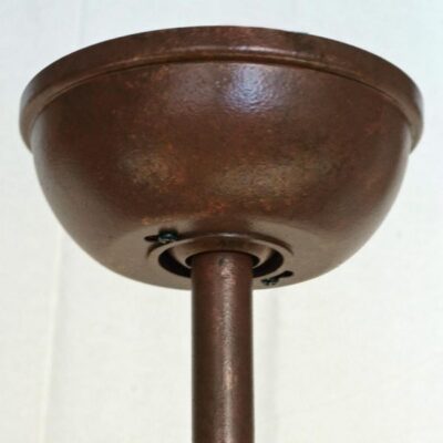 Ceiling Canopy (included with the fan) works with up to 30° sloped ceiling.
