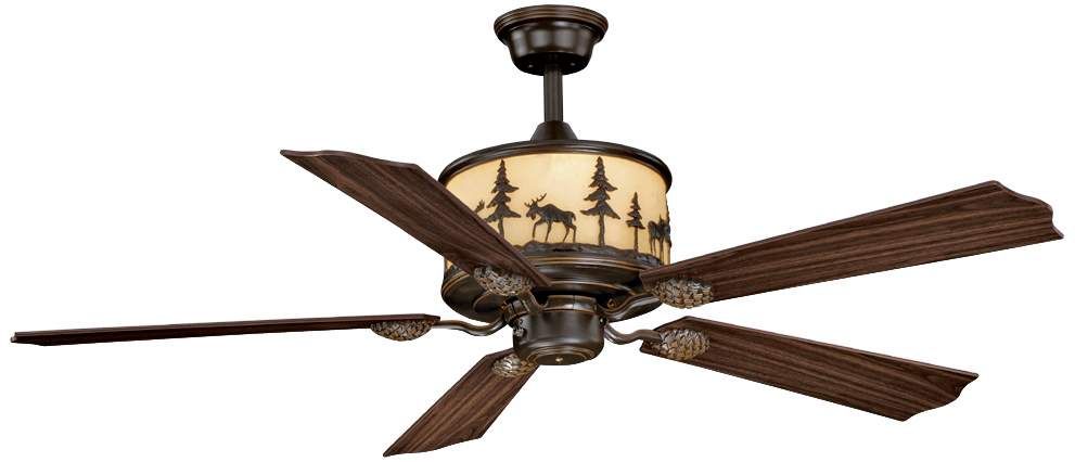 ... Lodge and Cabin Lighting Ceiling Fans Vaxcel Yellowstone Ceiling Fan