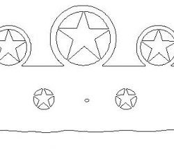Western Stars Design Bathroom Vanity Light