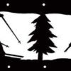 Skiing Scene