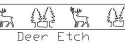 Deer Etch Light Panel