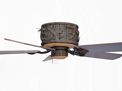 Forest Breeze Ceiling Hugger Fan Shown with AP/MO blades