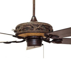 Forest Breeze Outdoor Ceiling Fan Cold Weather Model - features painted switch housing and canopy impervious to freezing temperatures