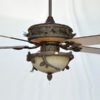 Forest Breeze Ceiling Fan Shown with optional VALK51218WP-FBZ Light Kit