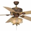 Log Cabin Ceiling Fan Light Kit
