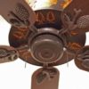 Mountainaire Rustic Ceiling Fan Bottom detail