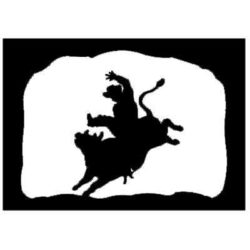 Wall Sconce Bull Rider Design 406
