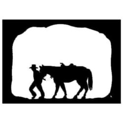 Wall Sconce Cowboy Design 446