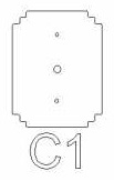Cable Outlet Plate