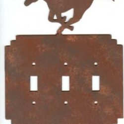 CANYON COWBOY LASSO HORSE LIGHT SWITCH OUTLET WALL PLATE WESTERN ROOM HOME DECOR 