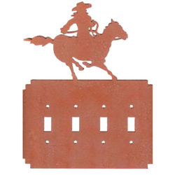 Cowboy 4 Switch Light Switch Cover Plate