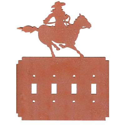Cowgirl cowboy horse sheriff law Light Switch Plate Cover Western theme 