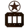 Western Star 3 Rocker Switch Cover Plate