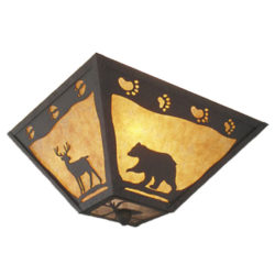 Copper Canyon CL805 Cabin Style Flush Mount Light