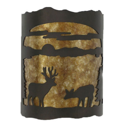 M127 Sunset Series Lodge and Cabin Wall Sconce