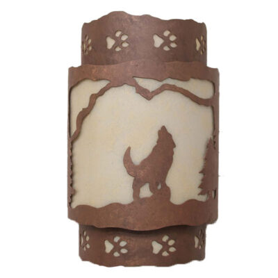 M128 Two Tiered Series Western Wall Sconce