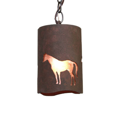Alternative view of Copper Canyon Western Metal Mini Pendant Lighting