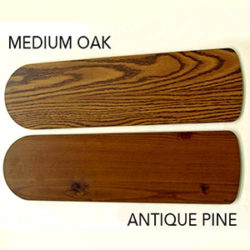 Antique Pine and Medium Oak Fan Blades