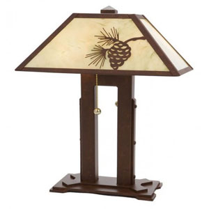 Pine Cone Rustic Lamp