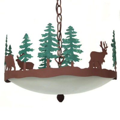 Lodge & Cabin Style Pendant Ceiling Light