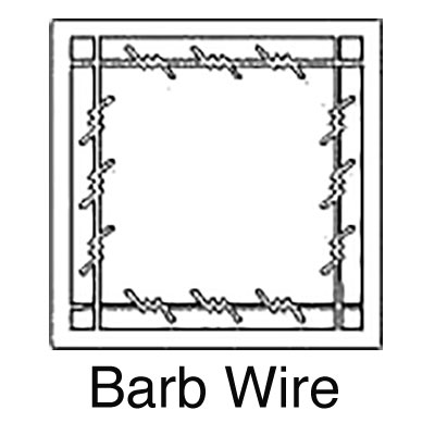 Barb Wire design, CL870, Cowboys, Western, West, Ranch