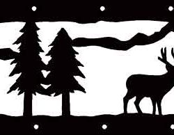 Deer Scene for Ceiling Fan or Light