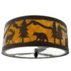 Copper Canyon CL830 16" Forest Scene Ceiling Light