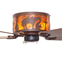 Copper Canyon Old Forge Ceiling Hugger Fan Rustic Lighting And Fans