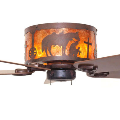 Praying Cowboy Hugger Ceiling Fan