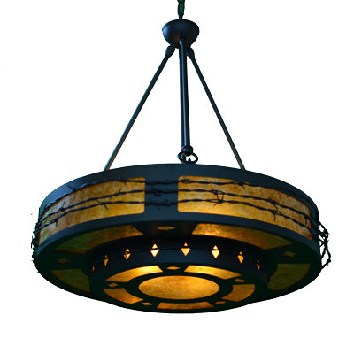 The Copper Canyon Rancher Chandelier