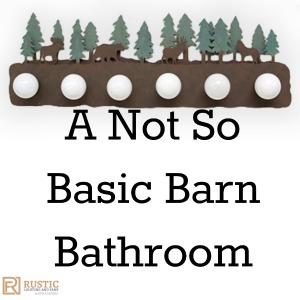 A Not So Basic Barn Bathroom
