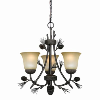 Pine Cone Chandelier - Sierra