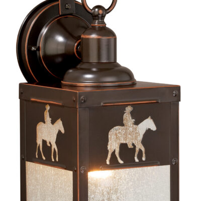 Vaxcel Medium Trail Burnished Bronze Outdoor Wall Light
