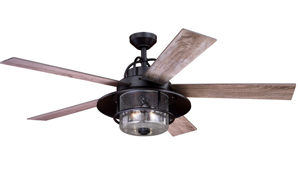 Vaxcel Charleston 56 New Bronze Ceiling Fan Rustic Lighting Fans - Rustic Ceiling Fan With Remote