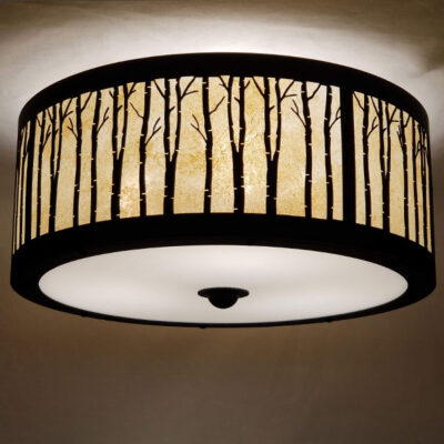 Alternative view of 16" Birch Ceiling Light