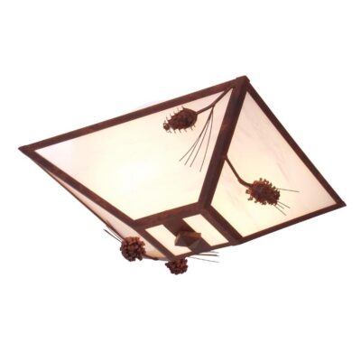 Steel Partners Lighting Ponderosa Pine Drop Ceiling Light