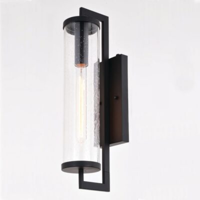 Modern Outdoor Wall Light Matte Black