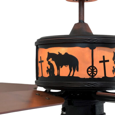 Copper Canyon Praying Cowboy Laredo Ceiling Fan